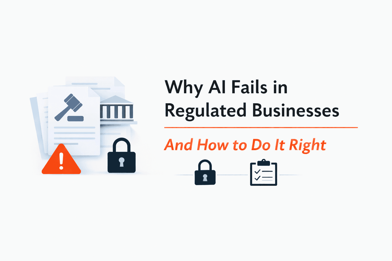 Why AI Fails in Regulated Businesses—and How to Do It Right