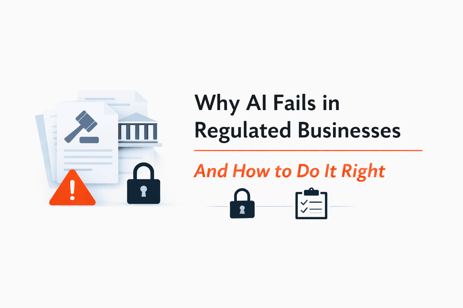 Why AI Fails in Regulated Businesses—and How to Do It Right